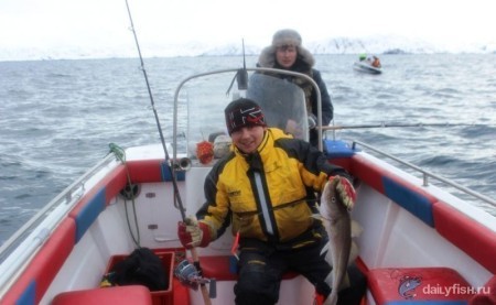 Морская рыбалка на лодке Касатка 640, Баренцево море