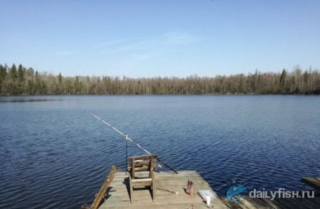 Рыбалка на озере Глубокое