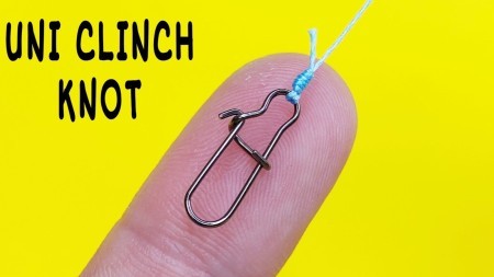 Самый простой и прочный рыболовный узел, подходит для любой оснастки