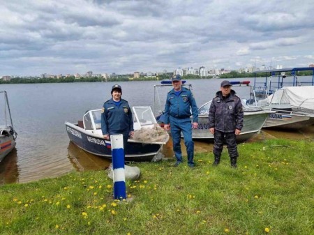 Под Липецком прошел «День без сетей»: из реки Воронеж извлекли 660 метров незаконных снастей