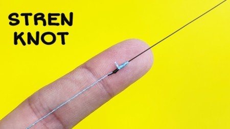 Самый легкий рыболовный узел, который 100% не возможно порвать и развязать