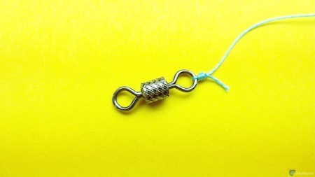 Рыболовной узел pitzen knot. Как привязать вертлюжок к основной леске
