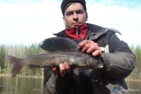 Рыбалка на хариуса на турбазе "Вижай", Северный Урал